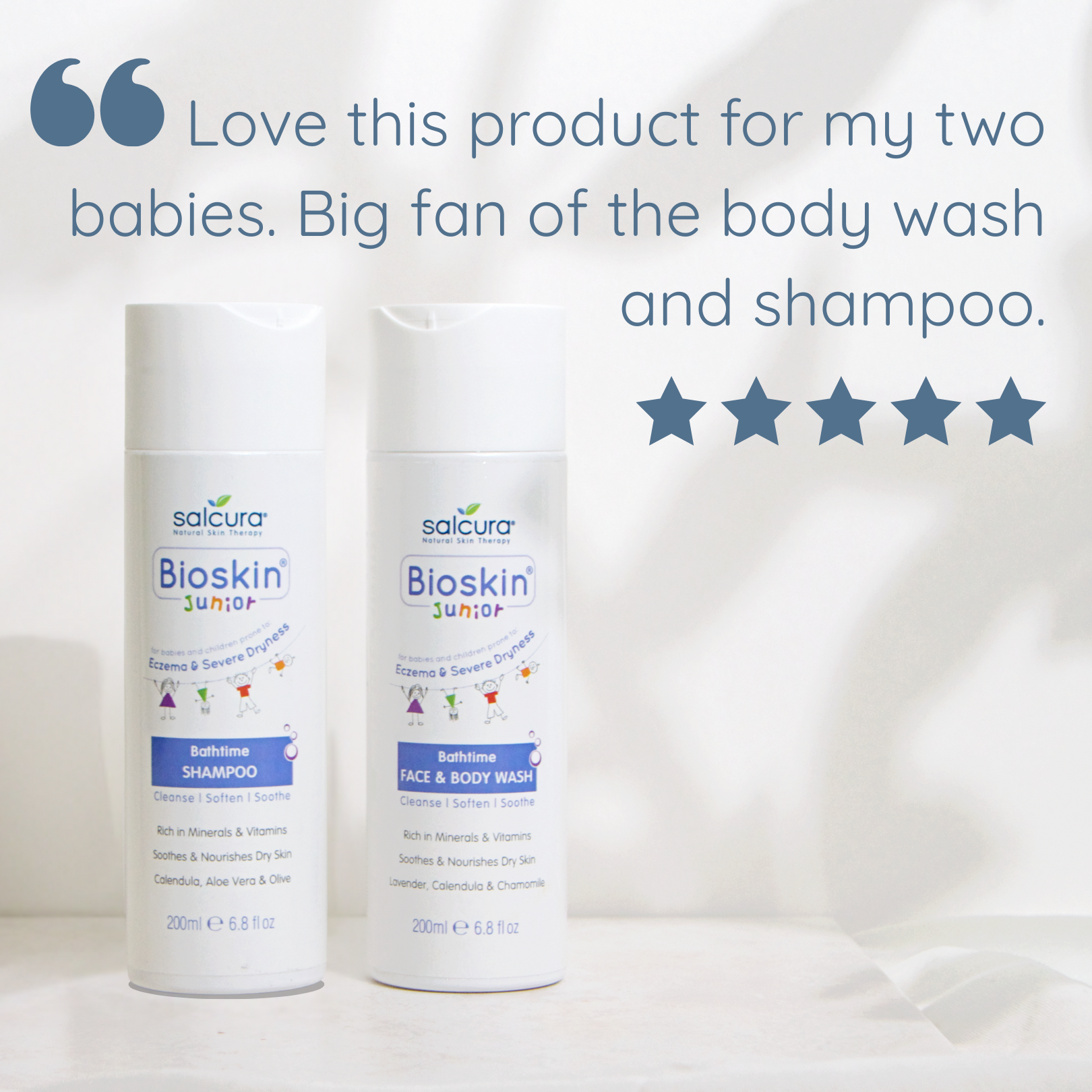 Bioskin Junior Bathtime Duo