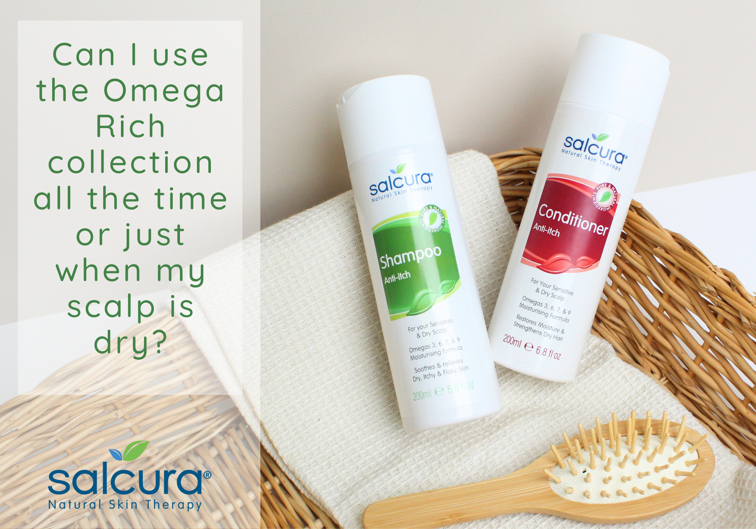 Can I use the Omega Rich collection all the time or just when my scalp is dry?