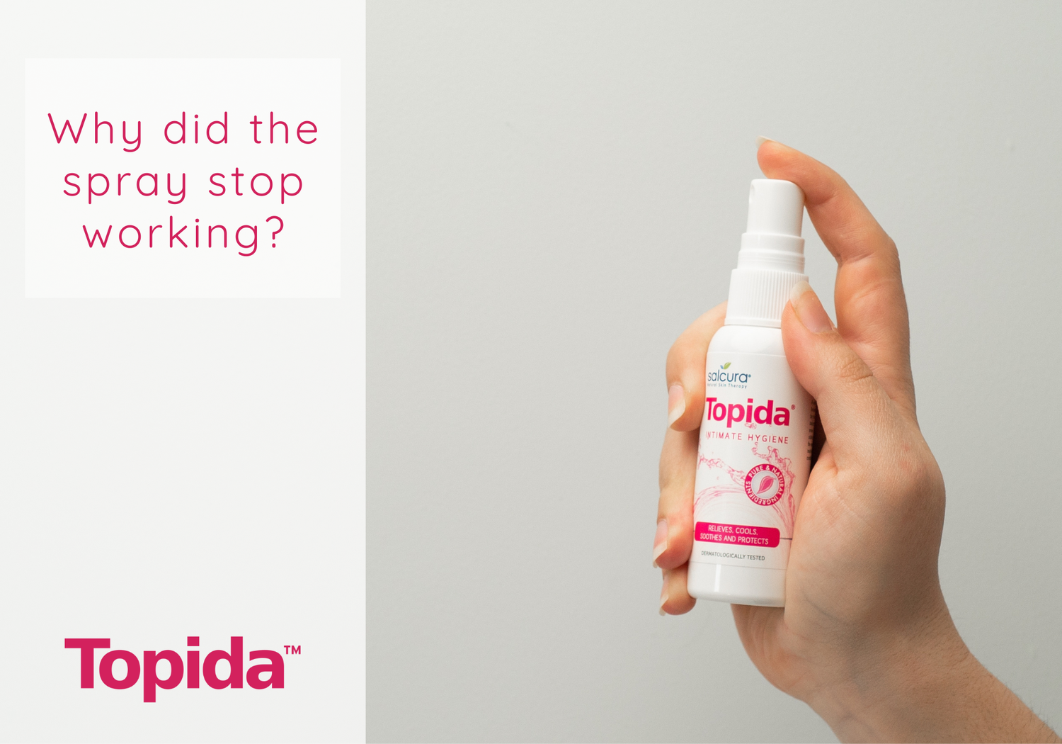 The spray has stopped working?