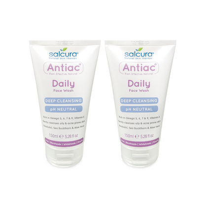 Antiac Daily Face Wash Twin Pack